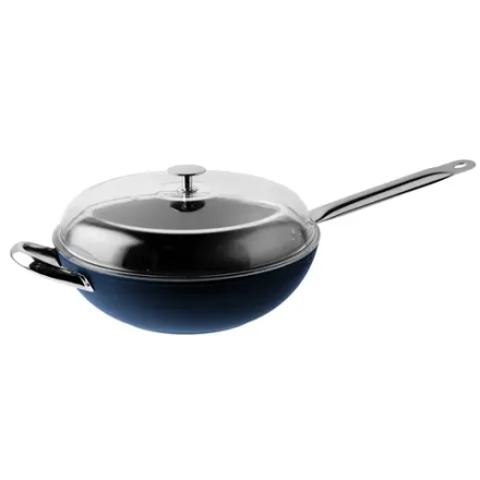 Sambonet Вок Midnight Blue 32см + крышка