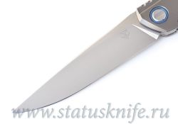 Нож Широгоров 110 Kickstop Кикстоп Sapphire Blue (Lee Williams)фотография - 4