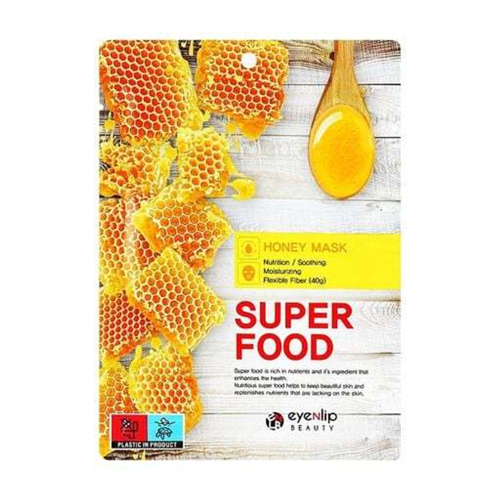 Тканевая маска с экстрактом меда EYENLIP Super Food Honey Mask
