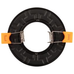 ST5 CH/BK Светильник ЭРА штампованный MR16,12V/220V, 50W черный/хром