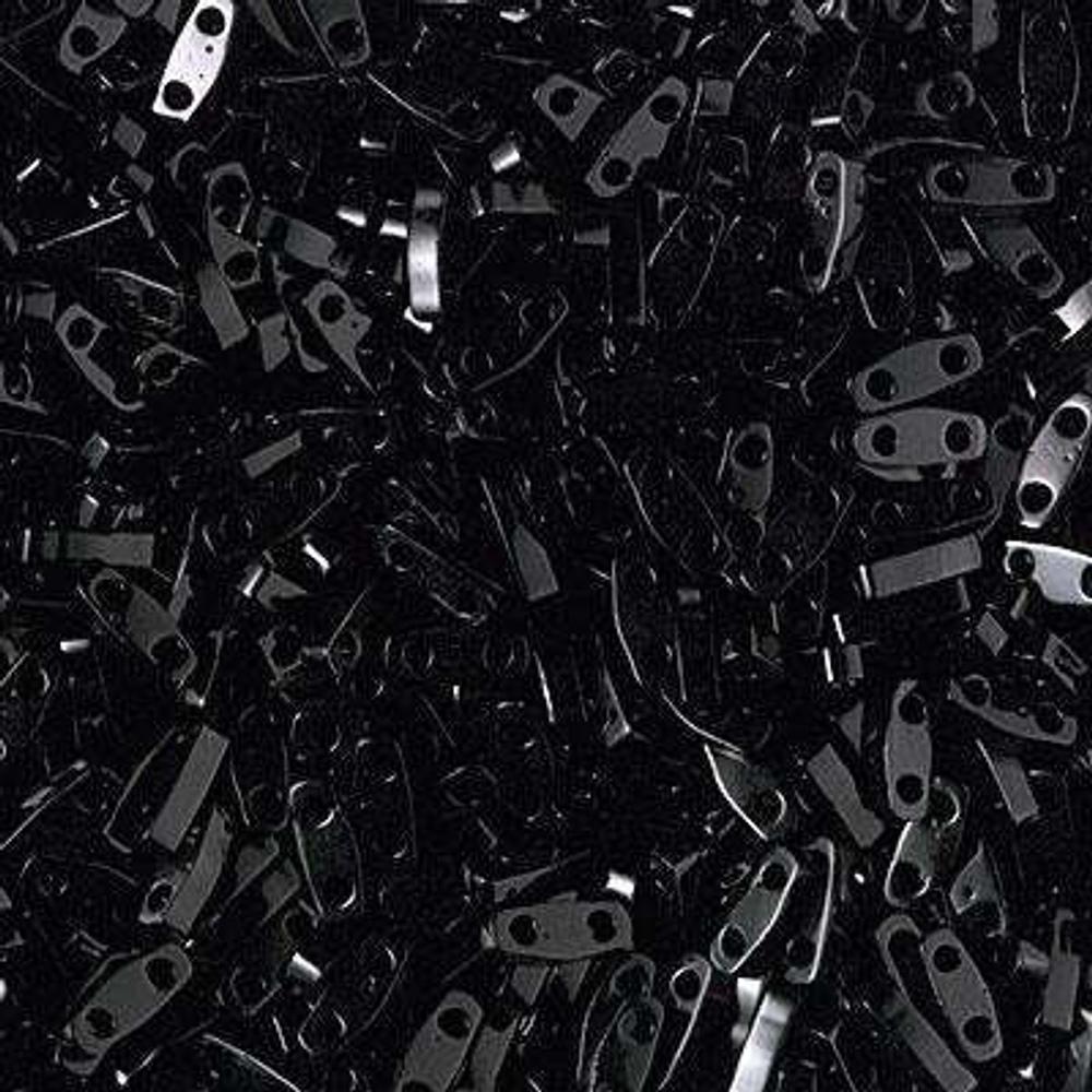 Miyuki Quarter Tila Beads Black QTL0401