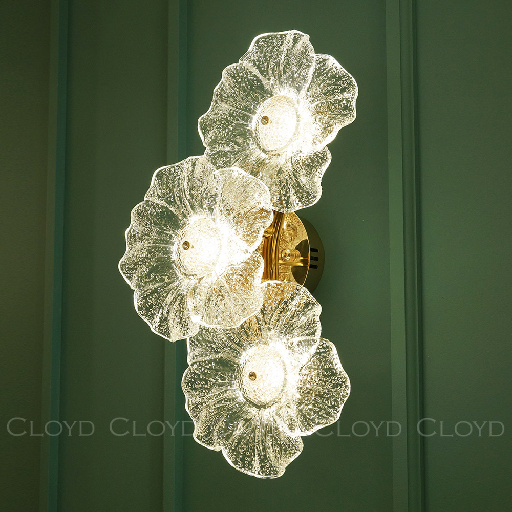 Бра Cloyd SHAMBALA-B W3 / выс. 45 см - золото (арт.20395)