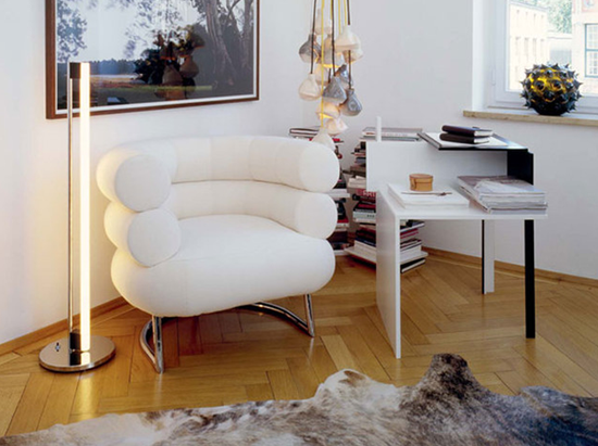 Кресло Bibendum черная кожа