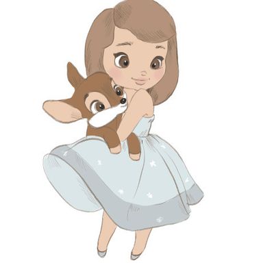 Девочка и олень