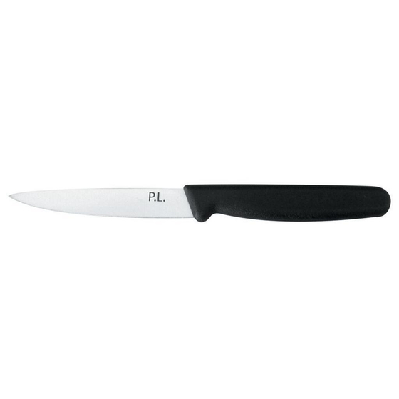 Нож для чистки овощей 10 см   черная ручка P.L. Proff Cuisine