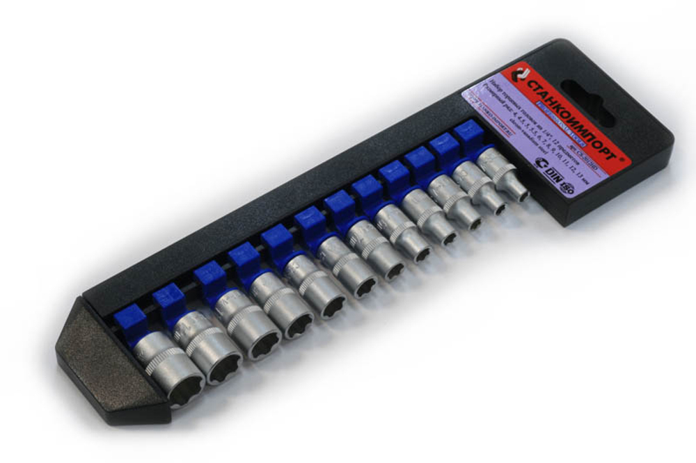 Набор торцевых головок на 1/4" СТАНКОИМПОРТ, CS-2012HD