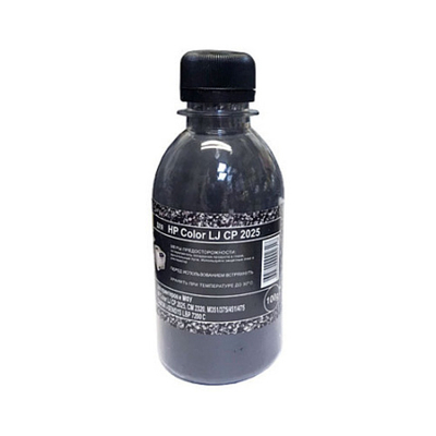 Тонер для HP Color LJ CP 2025/CM 2320/CP 1215/CP 1025 (100гр, черный, Chemical) ATM