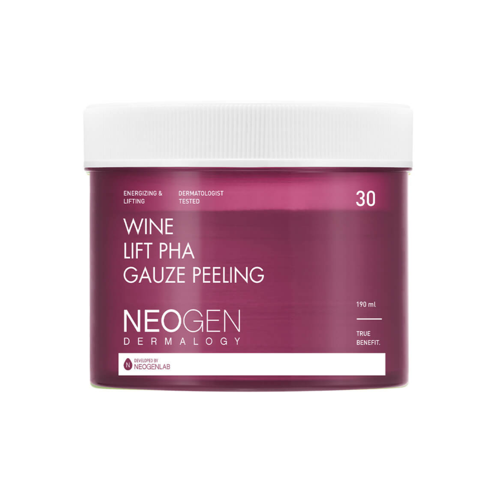 Neogen Dermalogy Wine Lift PHA Gauze Peeling 30шт