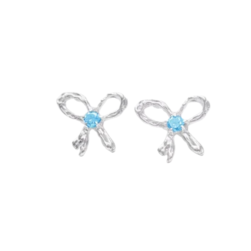 Серьги BLUE RIBBON EARRINGS