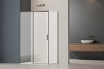 Душевой уголок Софт 2 (Soft 2) Vincea VSR-3SO29010CLGM, 1000*900, вороненая сталь, стекло прозрачное