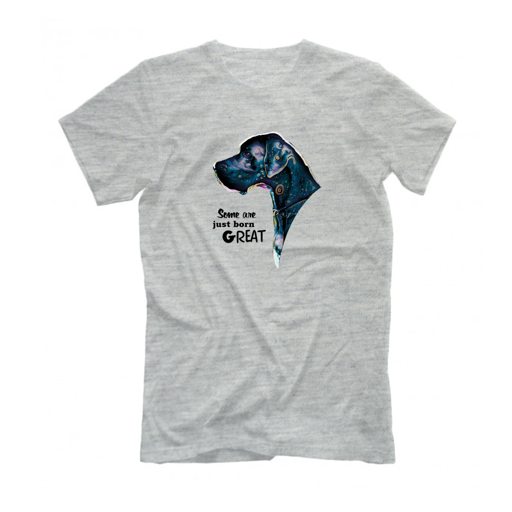 Футболка "Дог - Born Great"