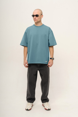 Футболка KUL'TURA OverSize "Basic" Блюстоун