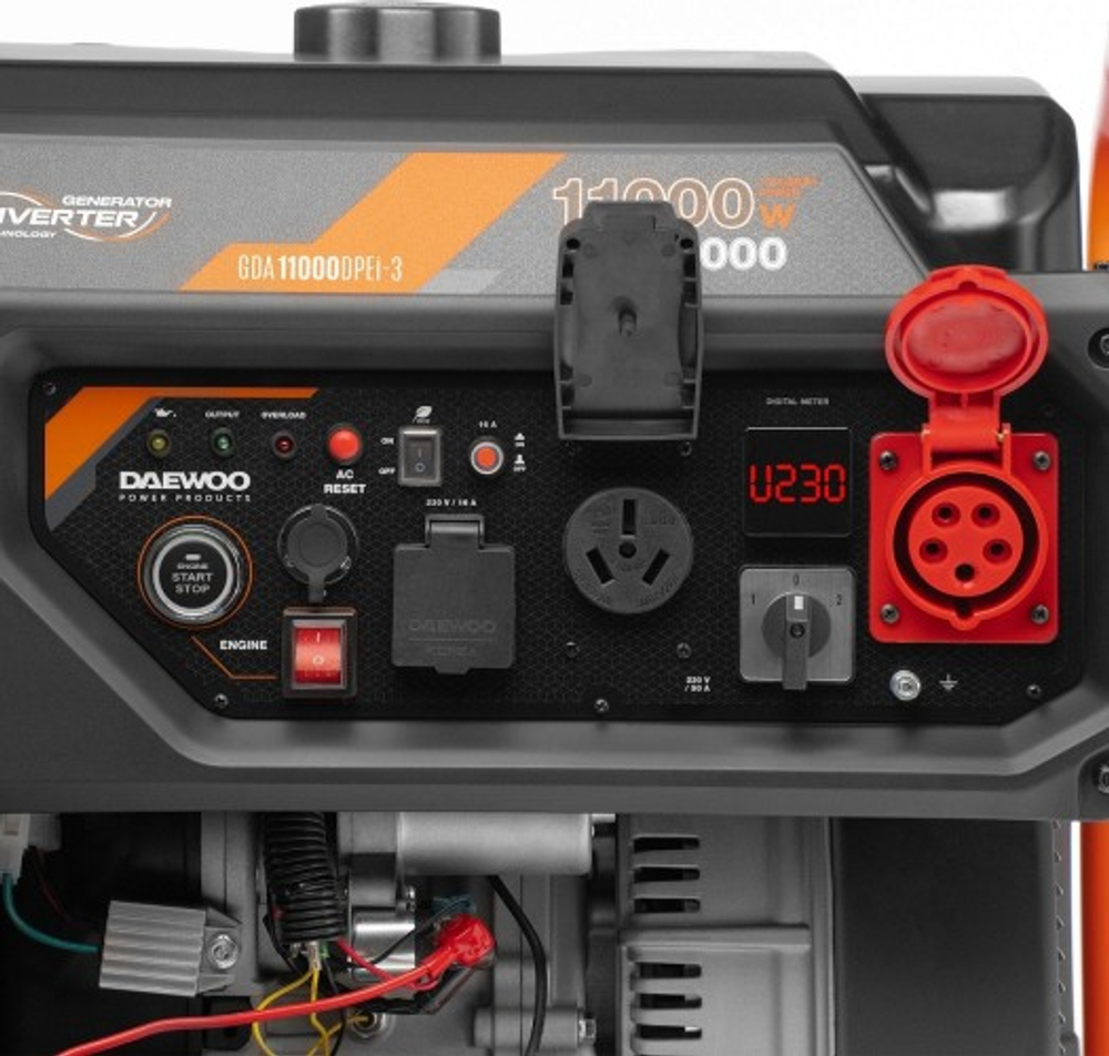 Генератор бензиновый DAEWOO GDA 11000 DPEi-3 DUAL POWER инверторный GDA 11000DPEi-3