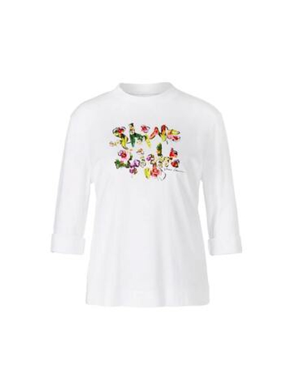 Marc Cain Футболка декорированная бисером