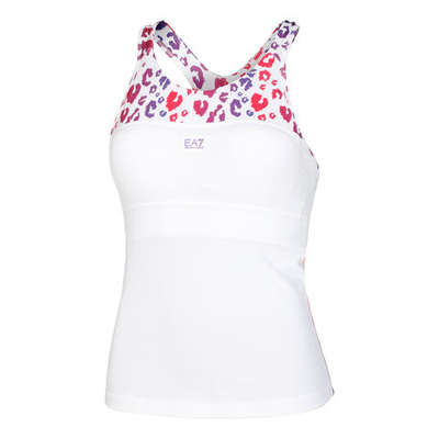 Женская теннисная майка EA7 Tank Top Women - White