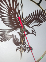 Авторские настенные часы "Орёл" 30см