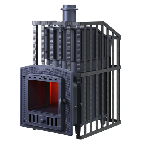 Чугунная печь для бани Гроза 18 (П2) Ураган