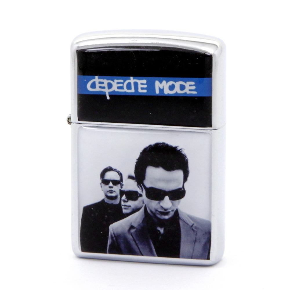 Зажигалка Depeche Mode группа в очках (414)