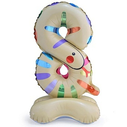 К Цифра 8 Зверята Змея на подставке 23''/58 см.