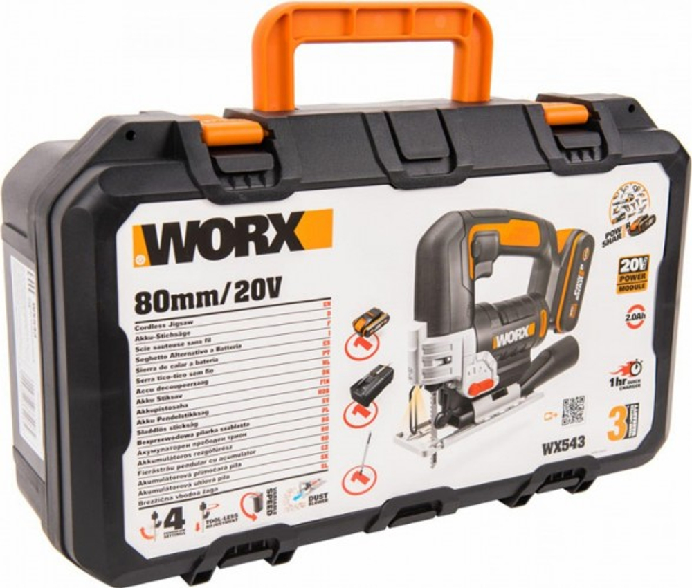 Лобзик аккумуляторный Worx WX543 w543