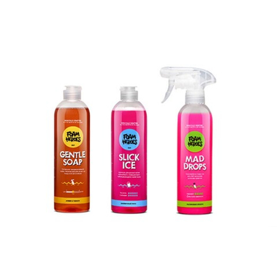 Набор для трехфазной мойки Gentle Soap Amber & Tabaco + Slick Ice Berry+Mad Drops Raspberry