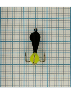 Мормышка вольфрамовая "Черт с петлей-короткий"
