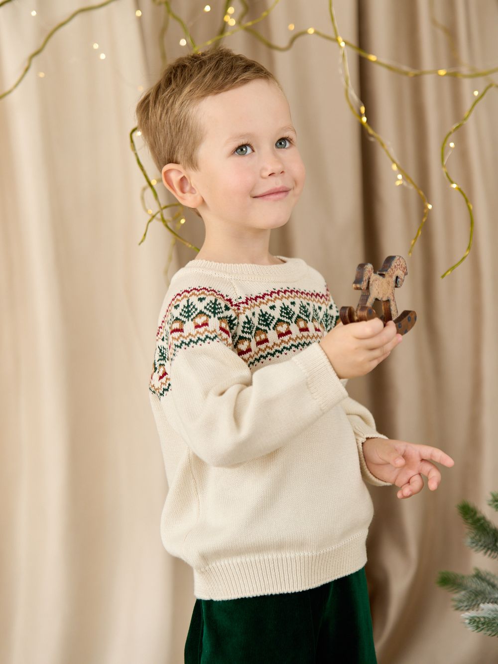 Джемпер хлопковый "Уютный вечер" 0+