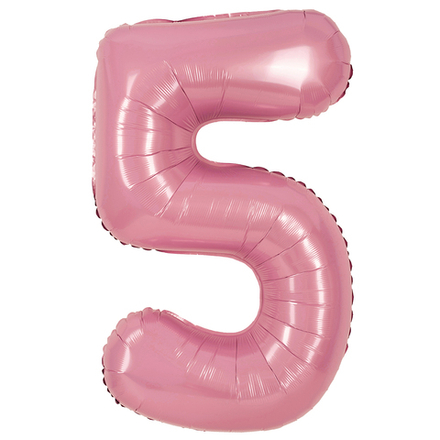 Цифра 5 пудровый д80
