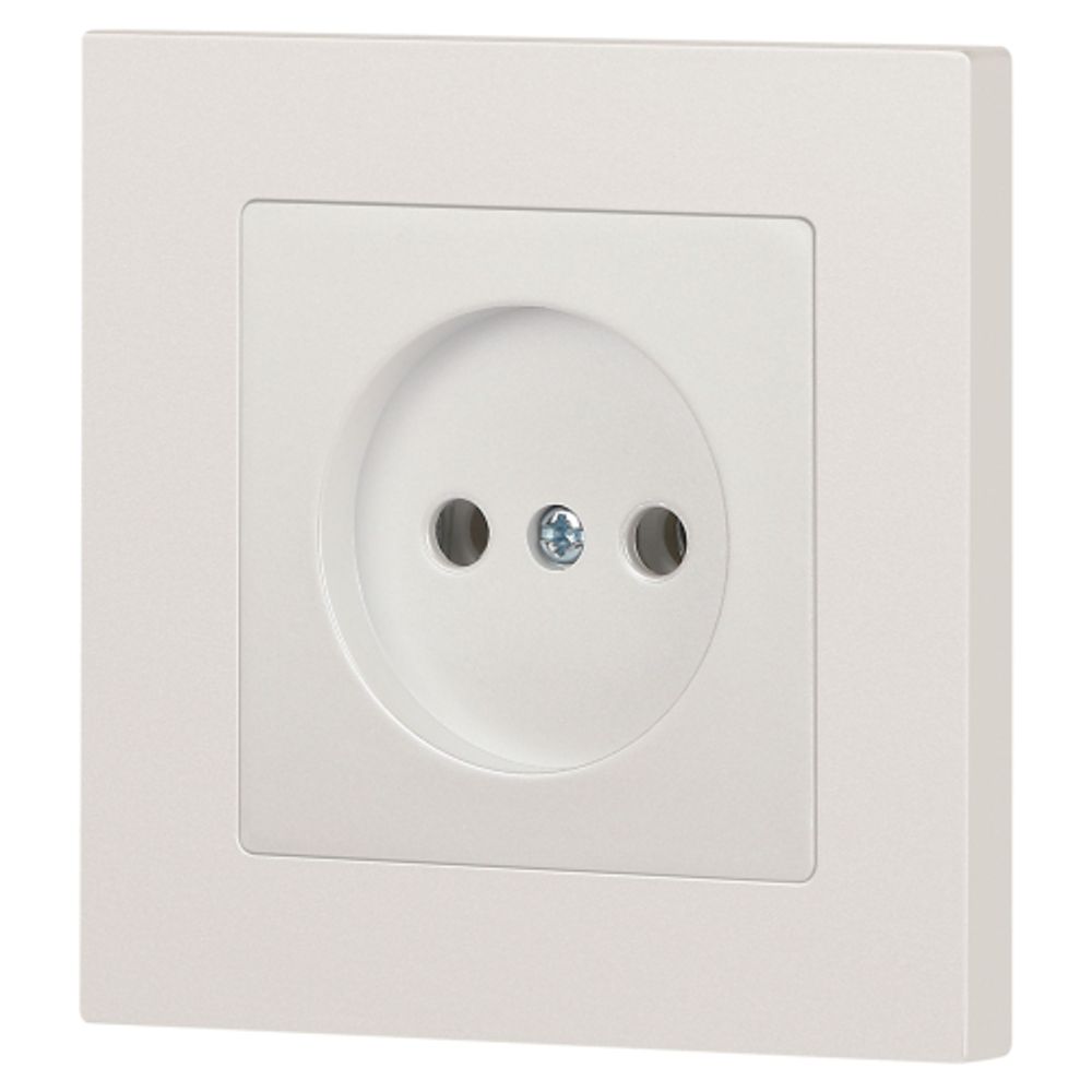 Розетка Intro Accent 6-201-06 2P 16А-250В IP20 СУ AL/CU перламутр | Intro