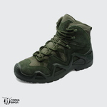 Ботинки Lowa Zephyr Mid олива, треккинговые (лето/демисезон)