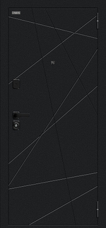 Граффити-5/SBlack Букле черное/Slate Art 205*96 левое