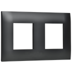 SKANDY Рамка 2-местная SK-F02Bl черный IEK