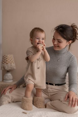 Детские пинетки из натуральной овчины