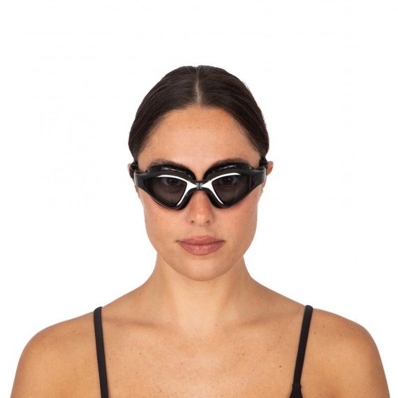 Очки для плавания Seac Lynx тонированные стекла черный/белый