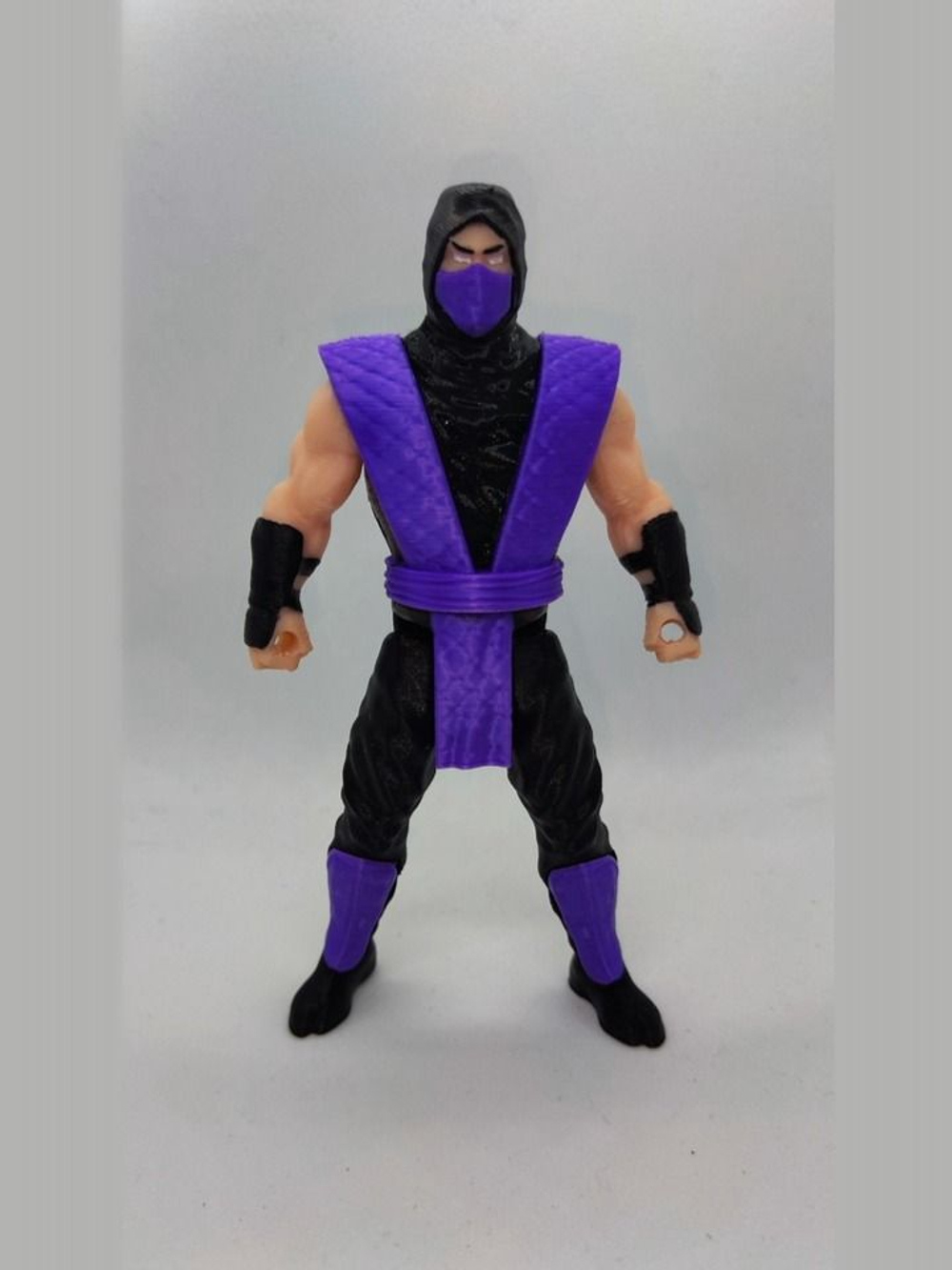Подвижная фигурка "Рэйн" Mortal Kombat, пластик, цвет фиолетовый