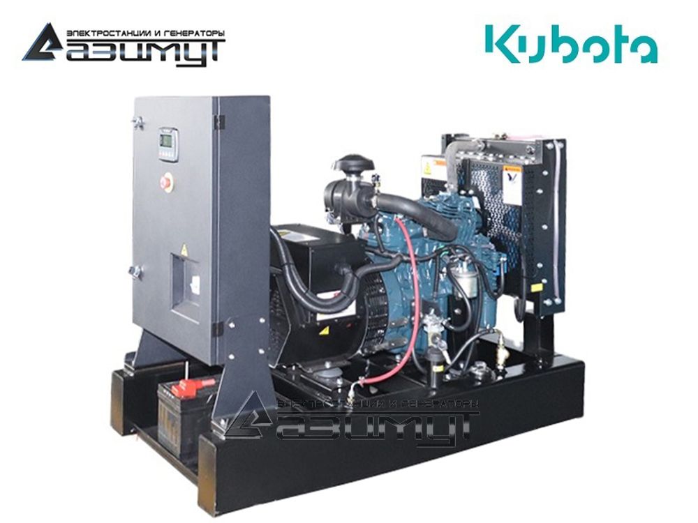 Дизельный генератор Азимут АД-6С-Т400-1РМ29 Kubota трехфазный