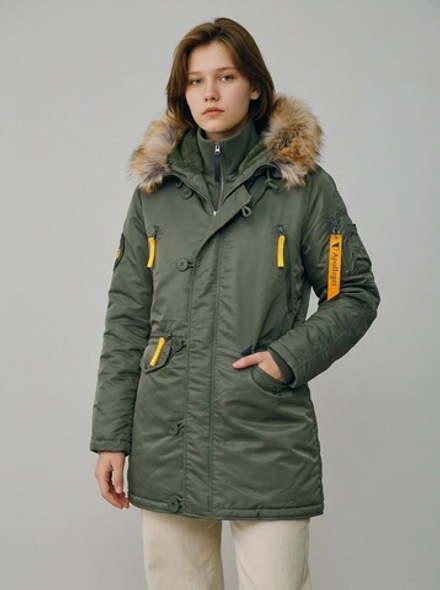 Куртка Аляска Женская - Apolloget Alaska Wmn (олива/желтый - s.green/yellow)