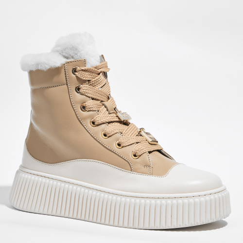 Кожаные ботинки Marzetti 87414 на меху