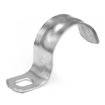 Держатель оцинкованный односторонний, д.8мм с крепежным отверстием 6х4 мм