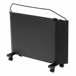 Конвектор электрический Denzel XCE-1500B, 230 В, 1500 Вт, черный, сушилка, колеса, Х-элемент, 98128