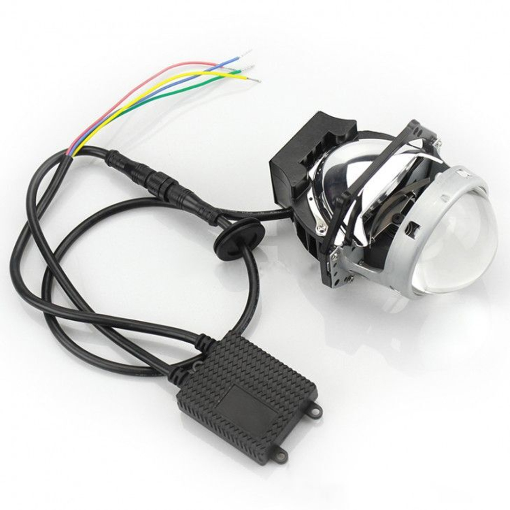 Светодиодные билед модули i8 Hella 3R Bi-Led Double Vision 3.0 дюйма, 2 чипа, крепление 3R (комплект, 2шт)