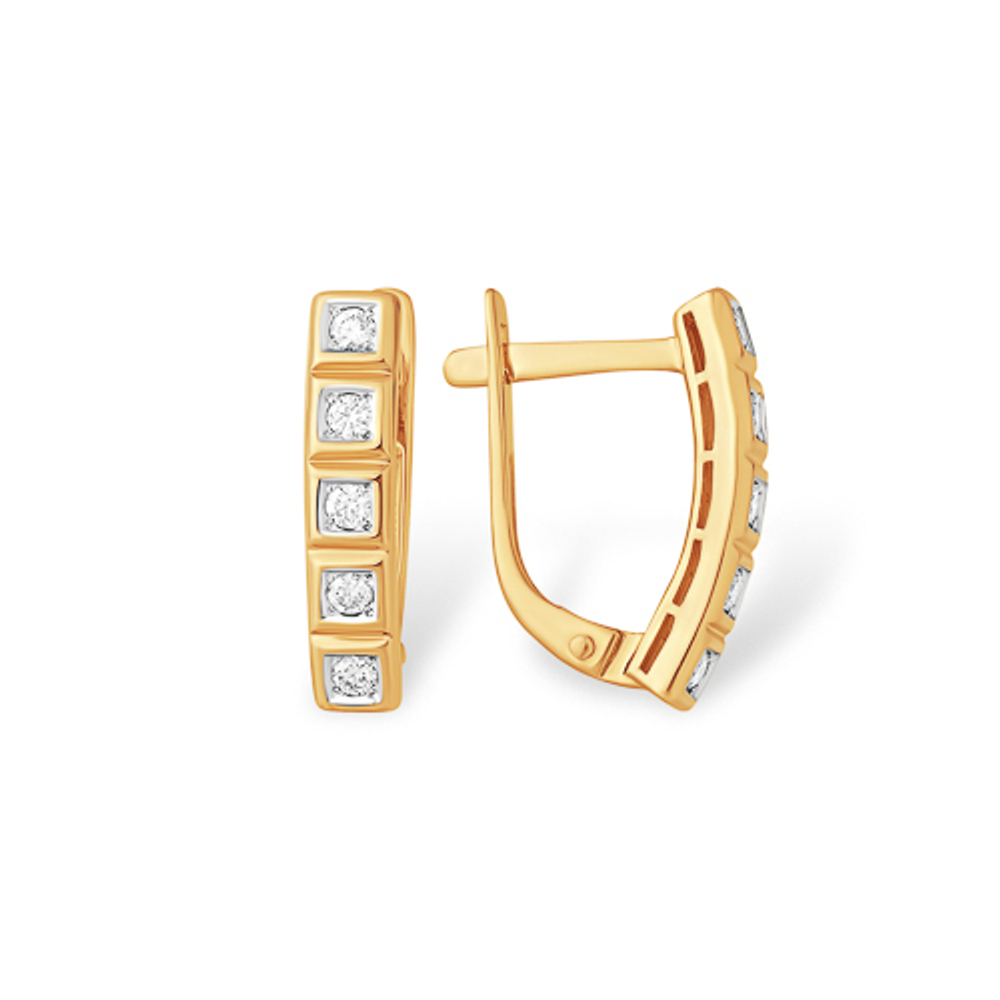 Серьги из золота 585 пробы