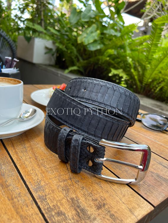 Ремень из кожи питона AC-104