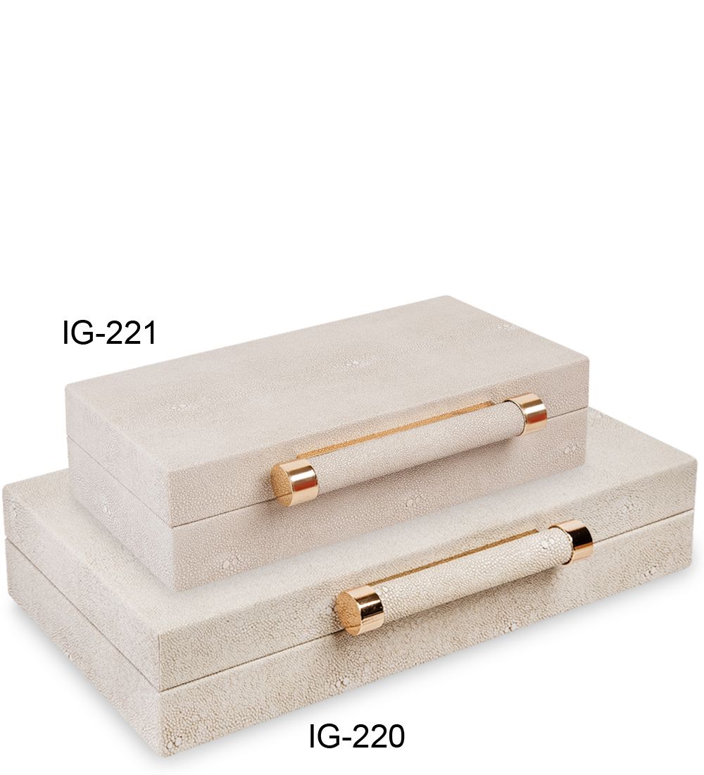 IG-221 Шкатулка «Мраморный скат»