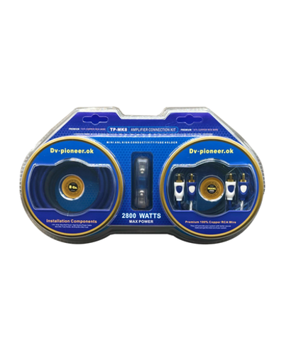 Набор для подключения 2к усилителя/Сабвуфера DV-pioneer-Ok TP-MK8