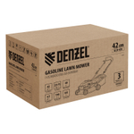 Газонокосилка бензиновая GLD-420, 146 см3, ширина 42 см, 40 л Denzel