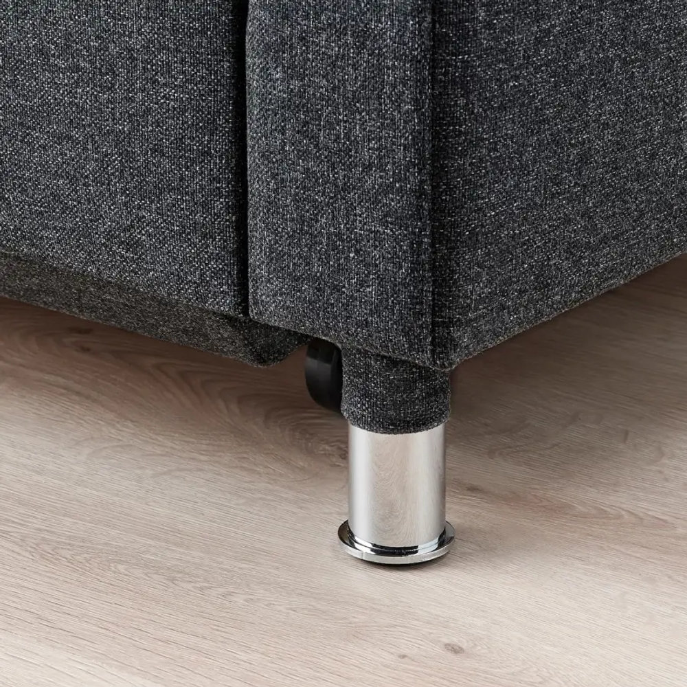 3-местный диван-кровать - IKEA LANDSKRONA, 84x92x223см, серый, ЛАНДСКРУНА ИКЕА