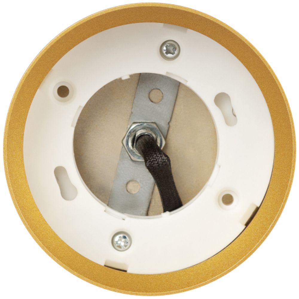 Трековый светильник однофазный ЭРА TR48-GX53 MG под лампу GX53 матовое золото | Однофазные трековые светильники