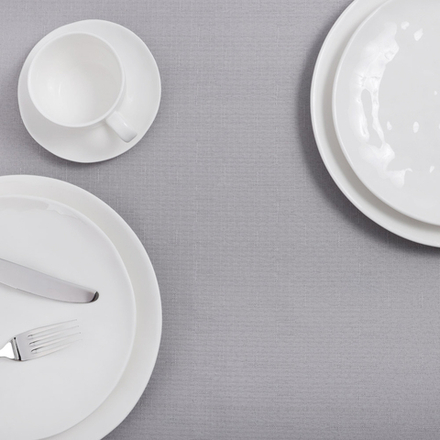 PROVANCE Бейкери Скатерть текстильная 110х140см лён с водоотталкивающей пропиткой, 100% пэ, серый