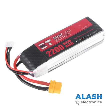 Литий-полимерная батарея BT LiPo 2200mAh 3S 11,1V 25C